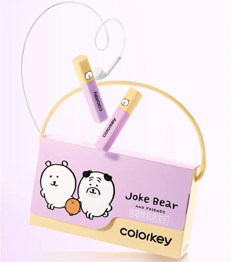Colorkey x Joke Bear – Water Mist Lip Gloss Gift Box (6 Mini Lip Tint)