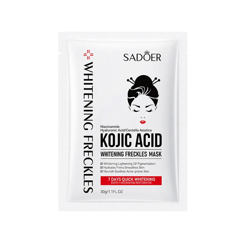 SADOER Kojic Acid Facial Masks 10 Pezzi