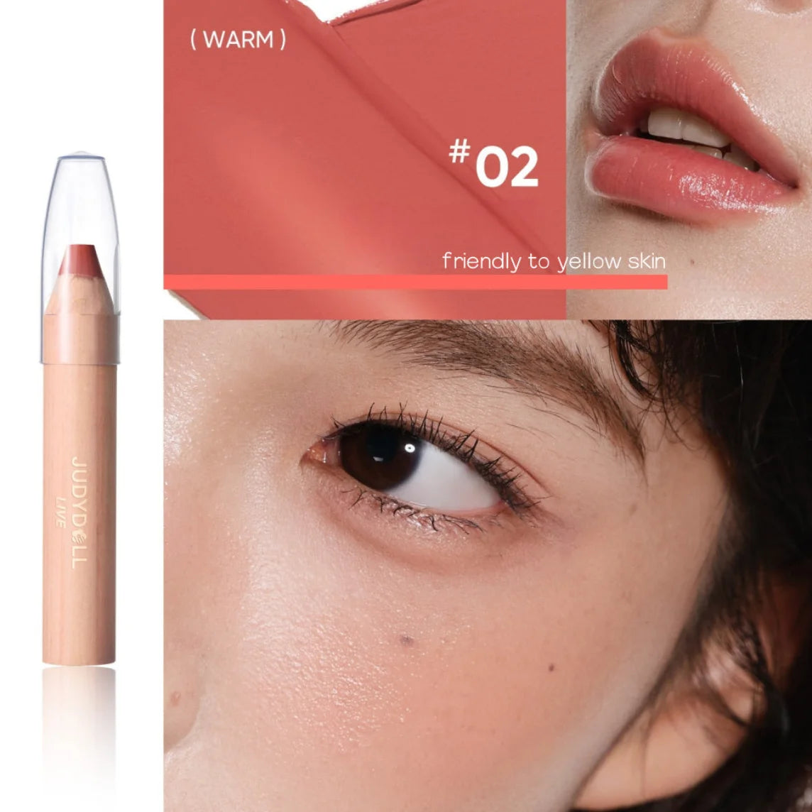 Judydoll Sport Chic Collection Lip & Cheek Butter Balm Pencil 4.5g