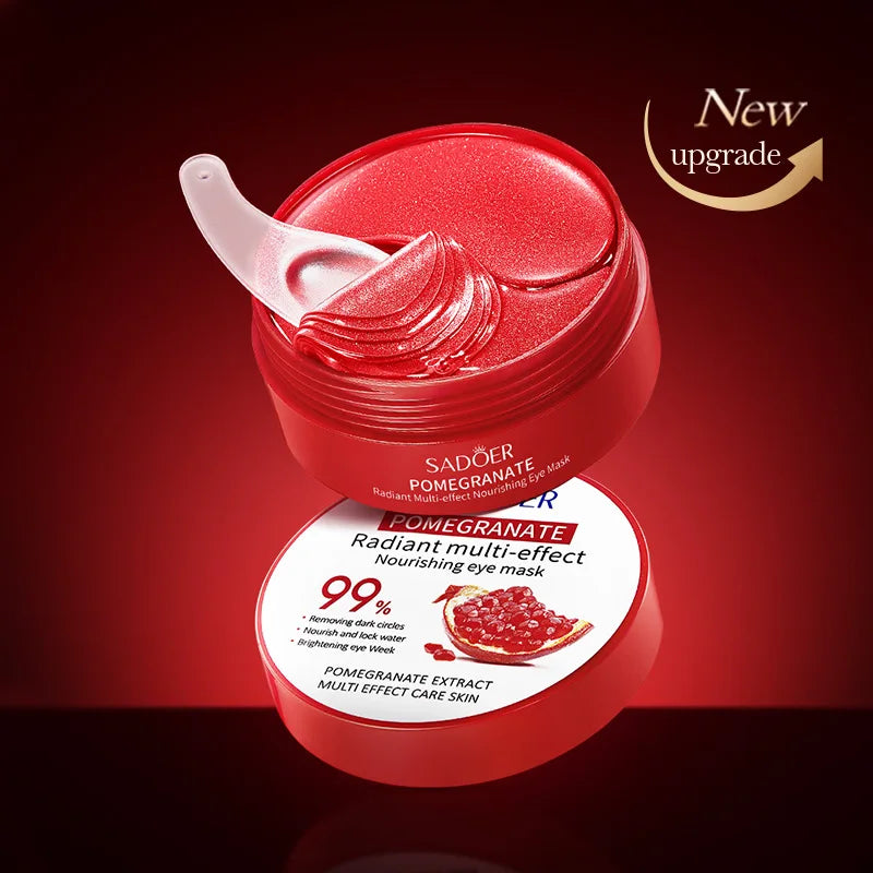 SADOER Patch Occhi Collagene al Melograno Rosso