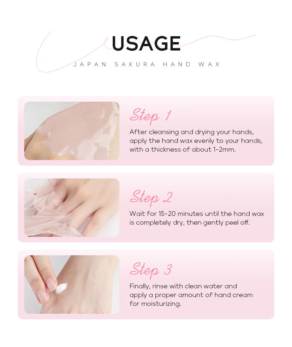 LAIKOU Sakura Hand Wax – Soften & Brighten