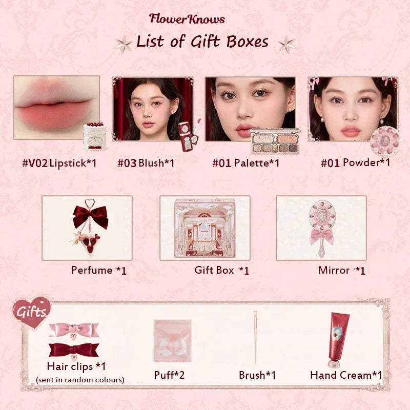 Flower Knows Strawberry Cupid Box Collection – Full Makeup Set