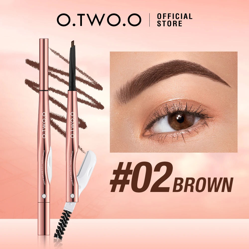 O.TWO.O Eyebrow Pencil 3 in 1 – Waterproof 24H