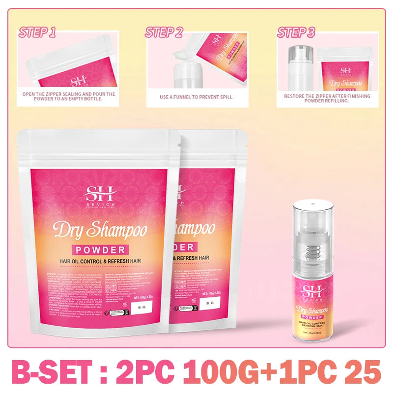 Sevich Fluffy Dry Shampoo – Polvere Volumizzante e Assorbi-Olio