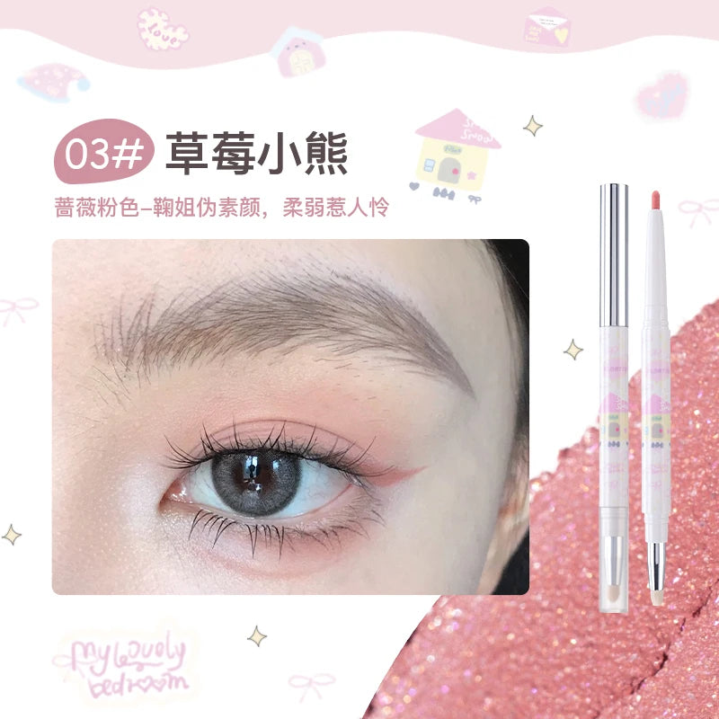 FLORTTE Eyeliner Gel Pen Double Head 2.4g