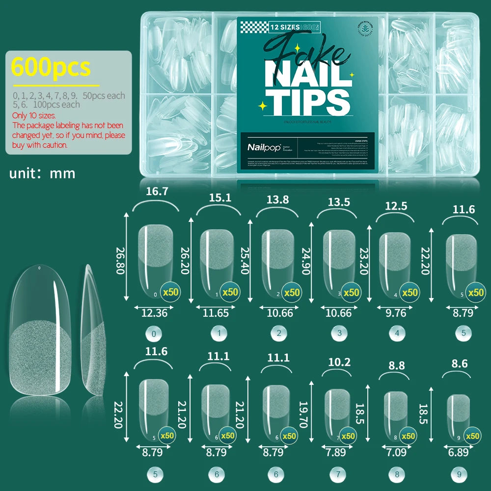 Nailpop Soft Gel X Nail Tips