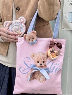 Flower Knows – The Sweetie Bear Canvas Bag