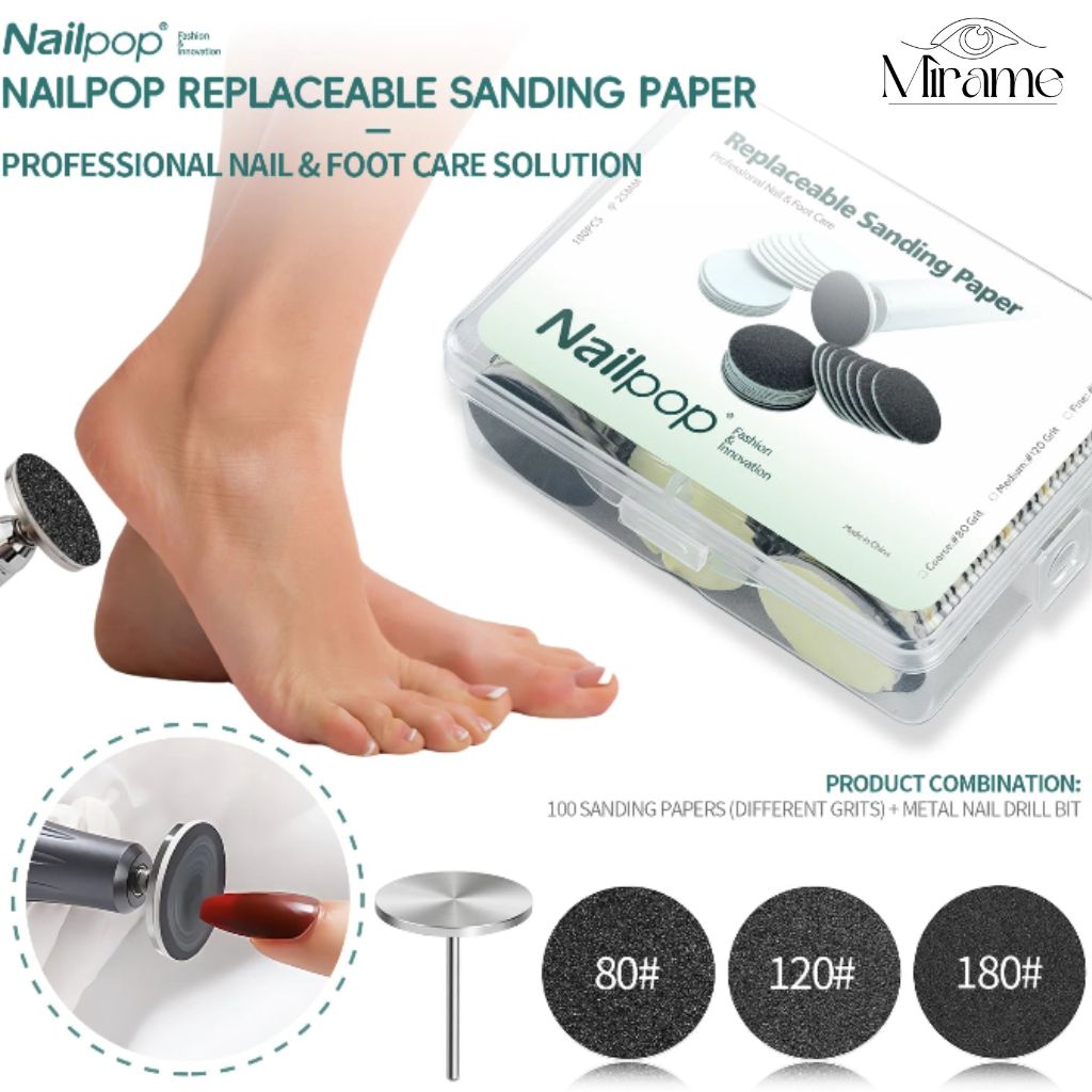 Nailpop Dischetti Abrasivi per Pedicure
