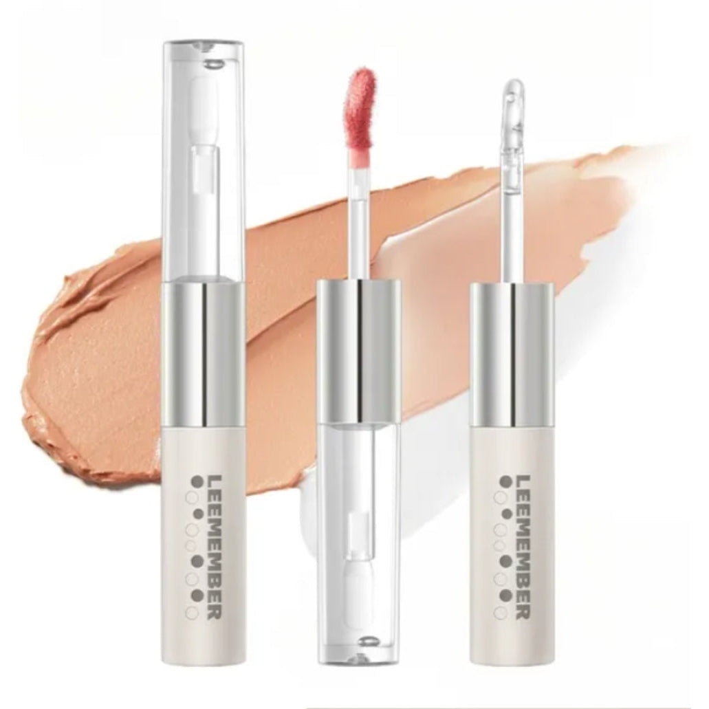 LEEMEMBER – Matte Gloss Non-Stick Double-Ended Liquid Lipstick