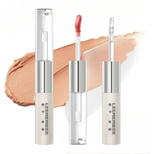 LEEMEMBER – Matte Gloss Non-Stick Double-Ended Liquid Lipstick