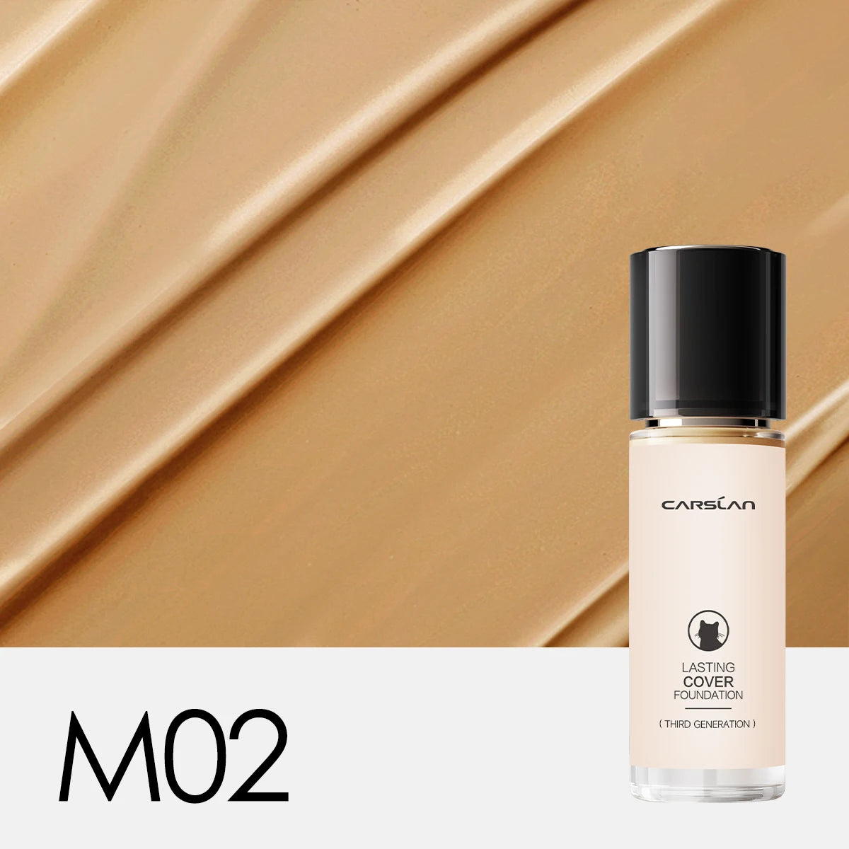 CARSLAN Long-Lasting Liquid Foundation – Full Coverage & Hydrating