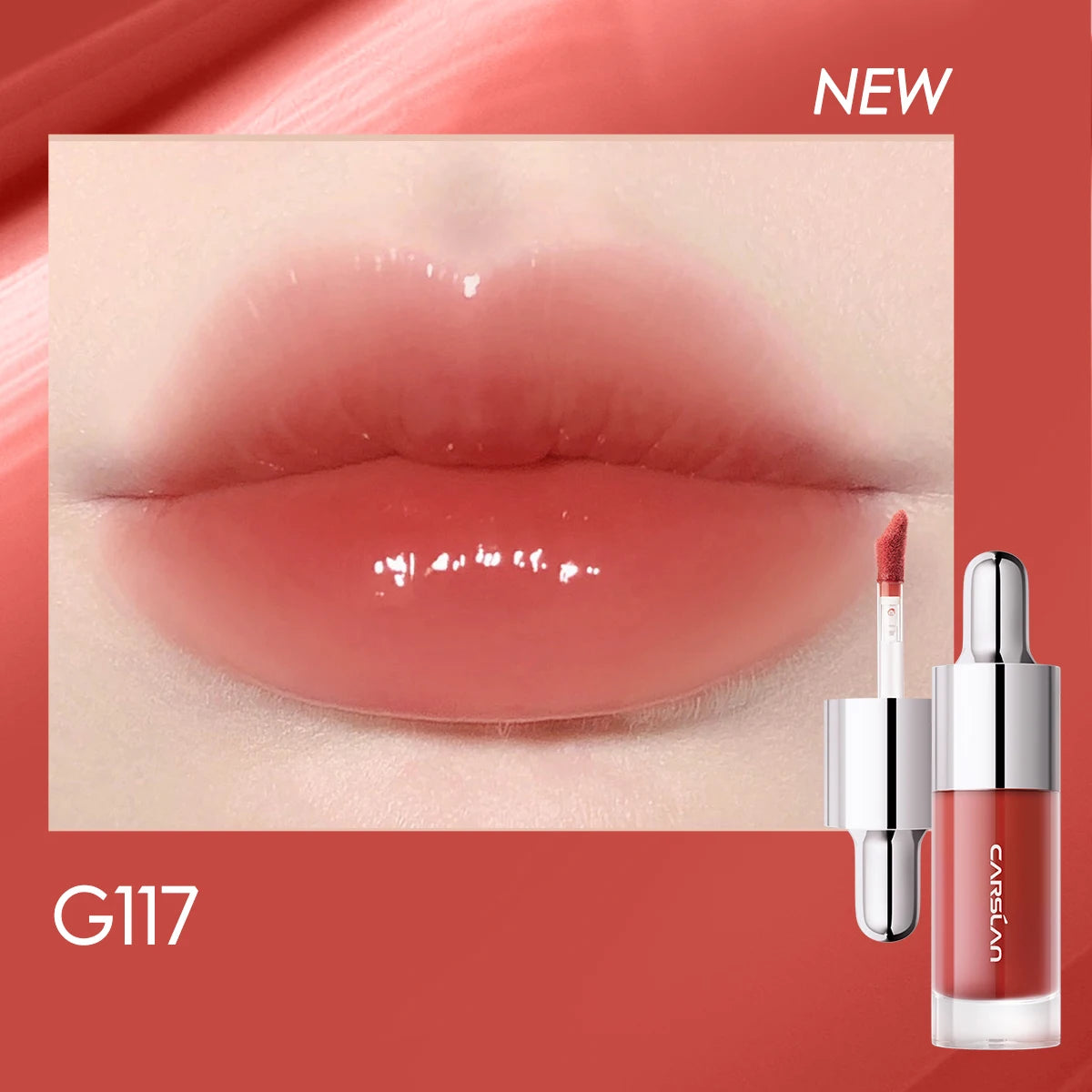 CARSLAN Tinted Lip Glow Serum – Hydrating & Plumping Lip Tint