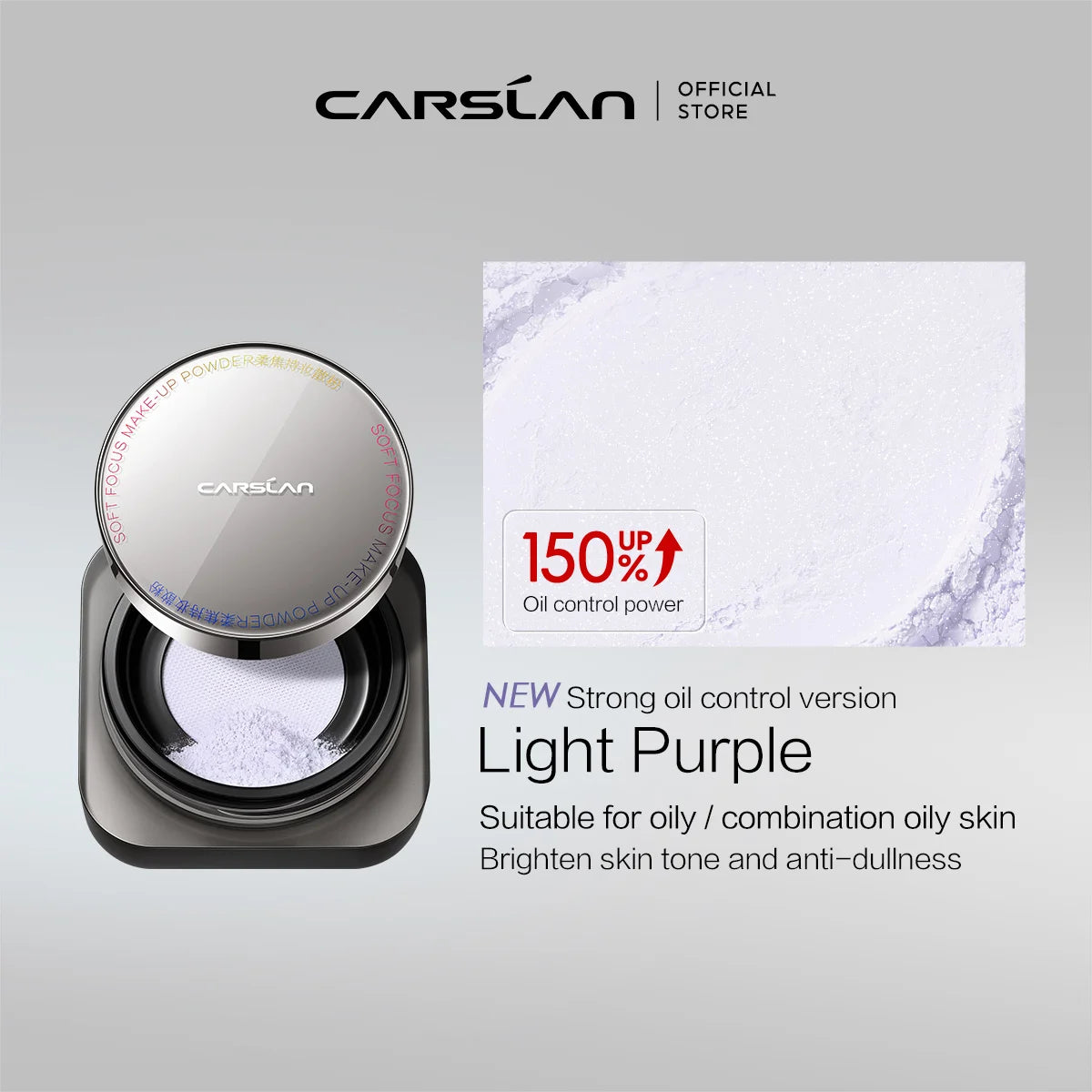 CARSLAN Black Magnetic Loose Powder – Cipria Lunga Tenuta