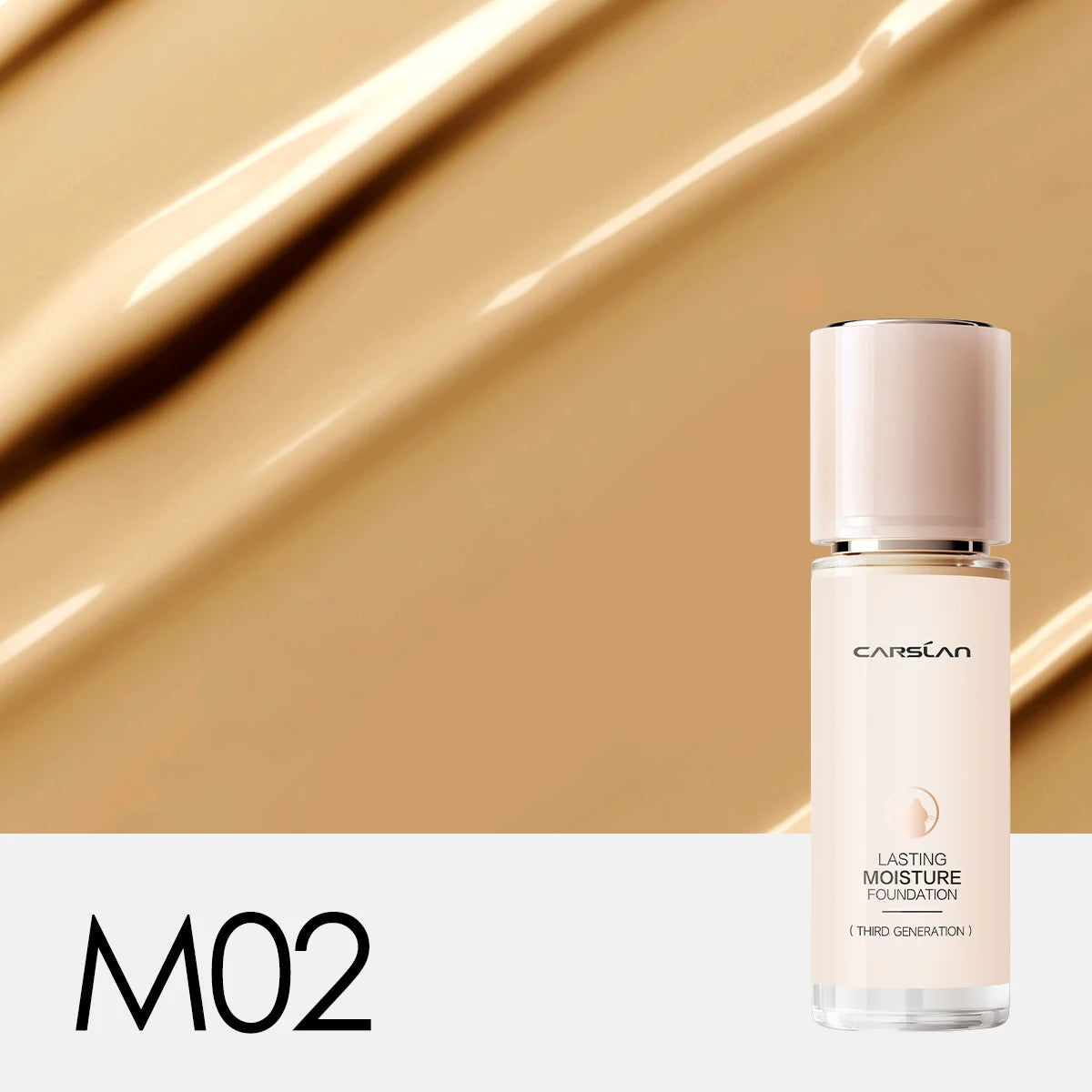 CARSLAN Long-Lasting Liquid Foundation – Full Coverage & Hydrating