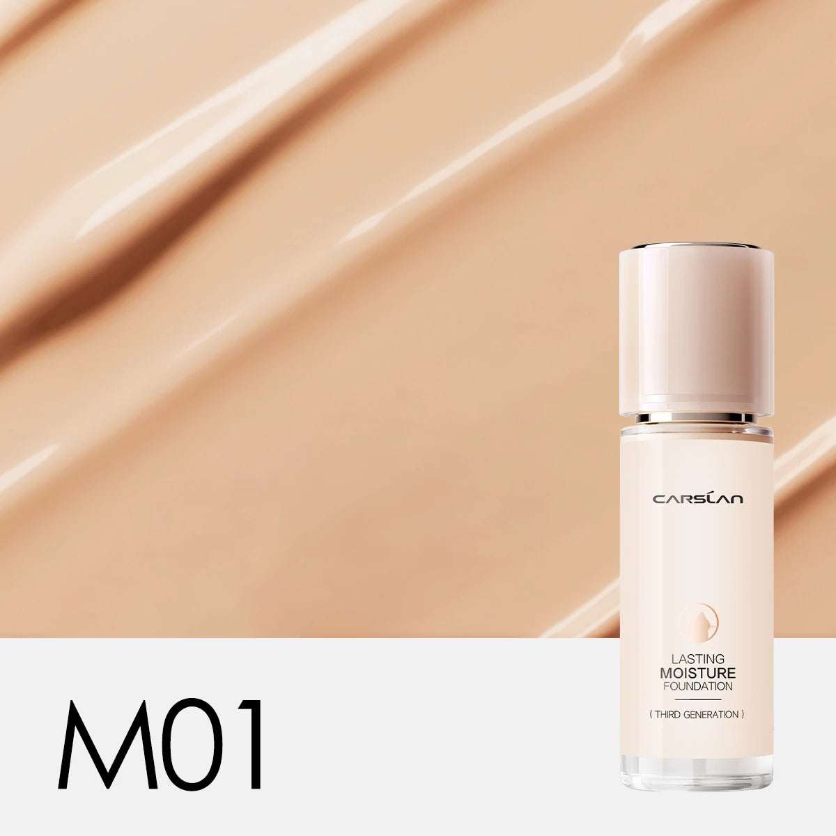 CARSLAN Long-Lasting Liquid Foundation – Full Coverage & Hydrating