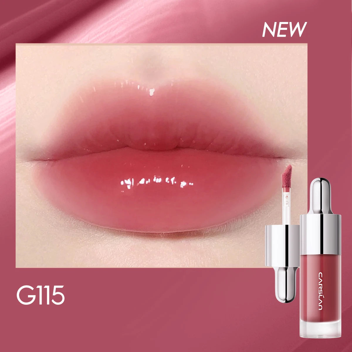 CARSLAN Tinted Lip Glow Serum – Hydrating & Plumping Lip Tint