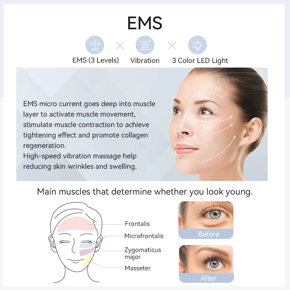 ANLAN EMS Facial Massager Pro