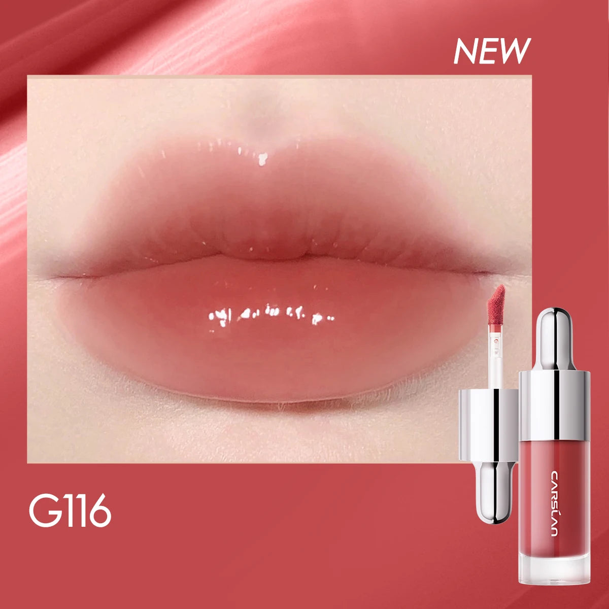 CARSLAN Tinted Lip Glow Serum – Hydrating & Plumping Lip Tint