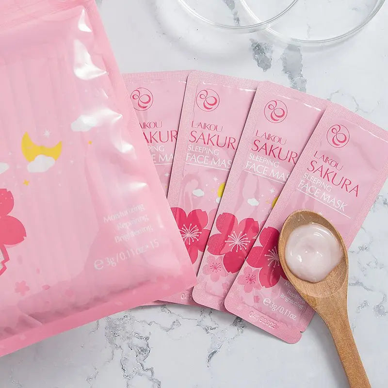 LAIKOU Sakura Sleeping Face Mask 7pz