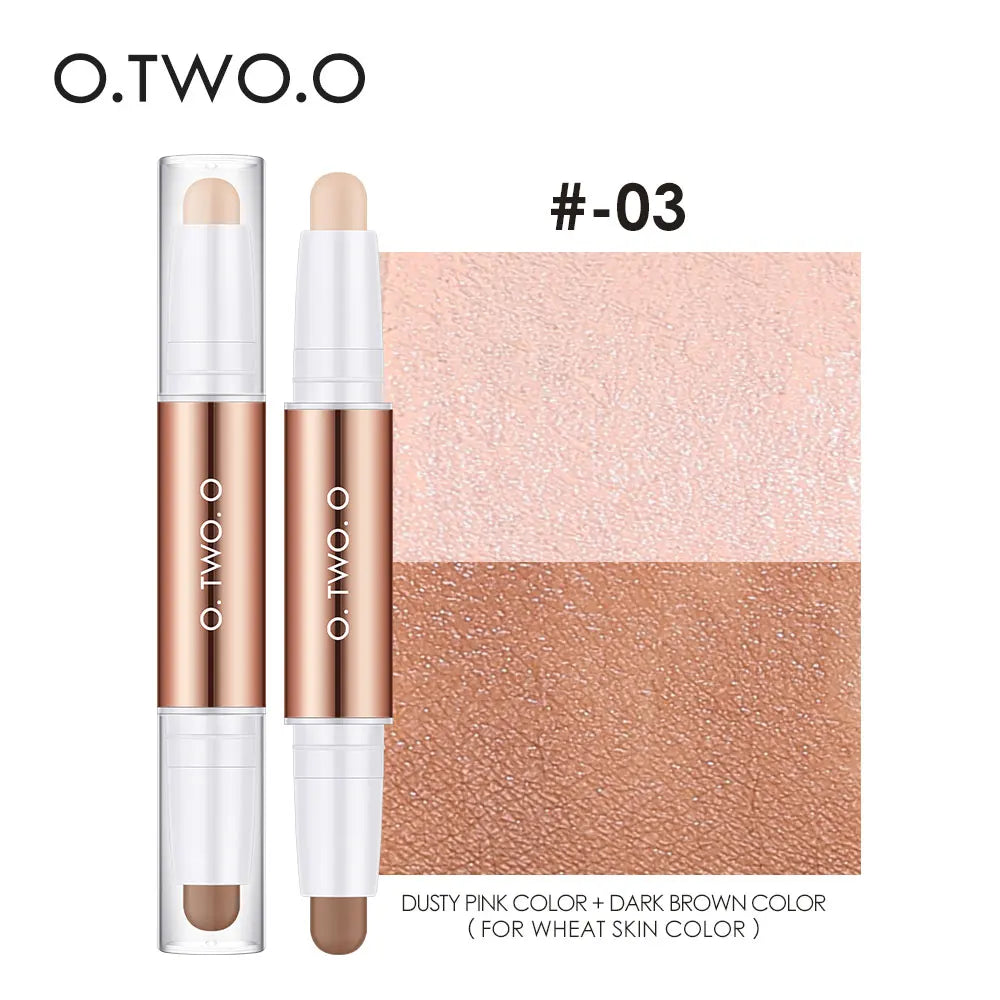 O.TWO.O Double Head Contour Stick – Highlight & Bronzer
