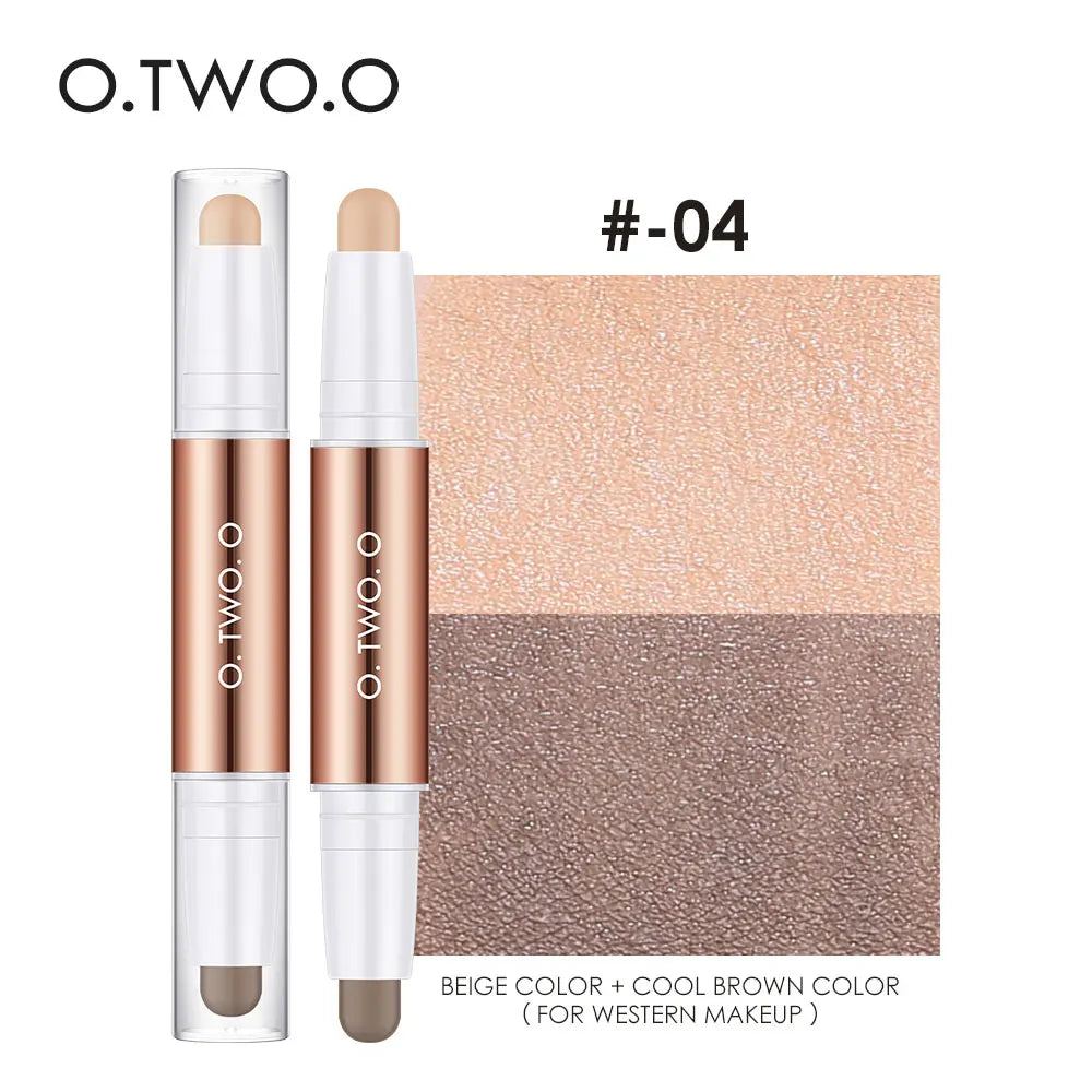 O.TWO.O Double Head Contour Stick – Highlight & Bronzer