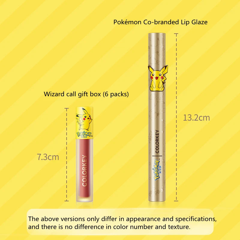 Colorkey x Pokémon – Mini Lip Glaze Gift Box (6 pezzi)