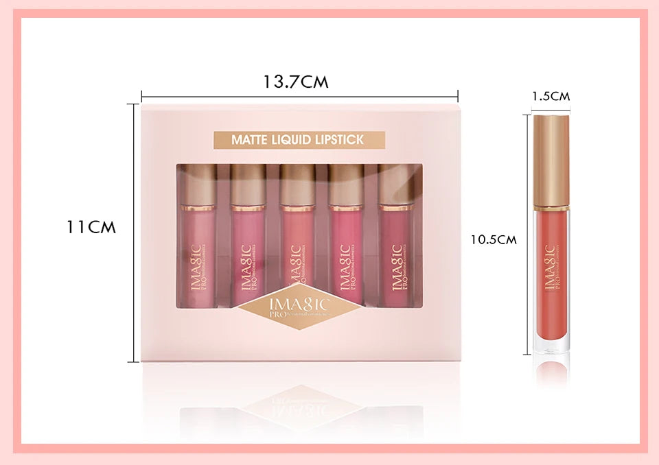 IMAGIC Matte Velvet Lip Gloss Set