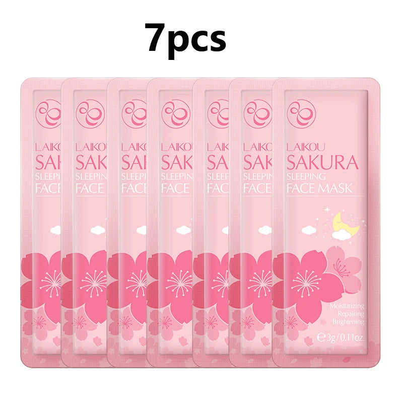 LAIKOU Sakura Sleeping Face Mask 7pz