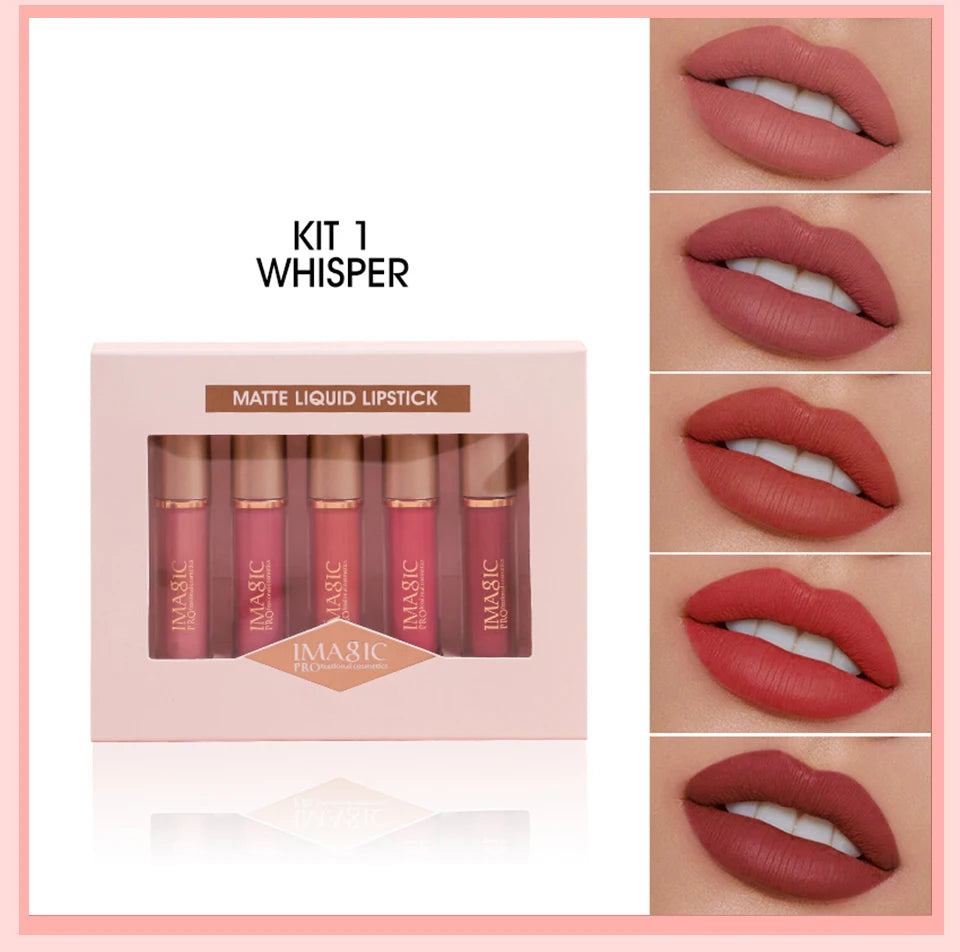 IMAGIC Matte Velvet Lip Gloss Set