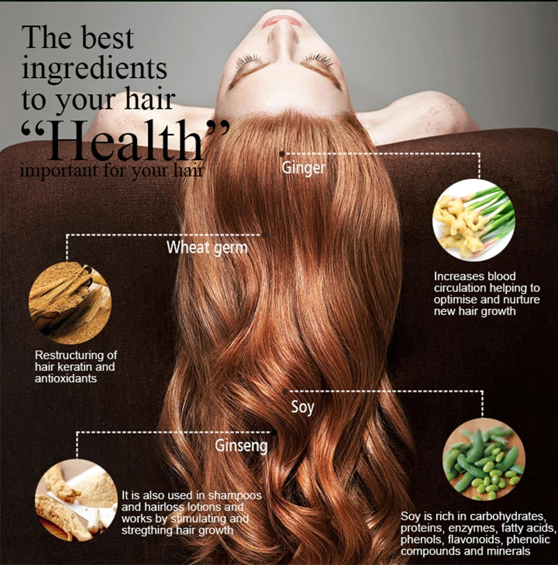 PURC Shampoo Concentrato al Ginseng per Capelli Diradati