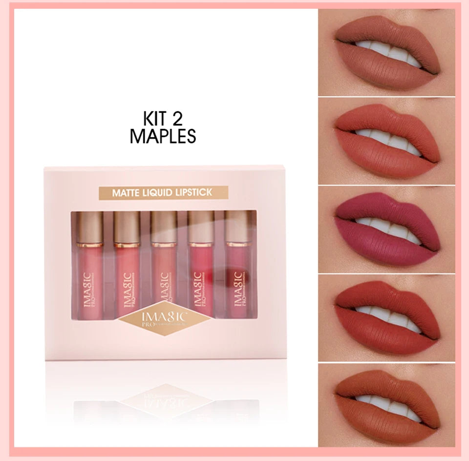 IMAGIC Matte Velvet Lip Gloss Set