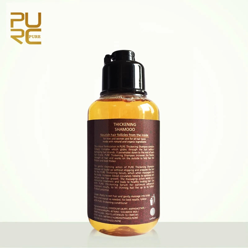 PURC Shampoo Concentrato al Ginseng per Capelli Diradati