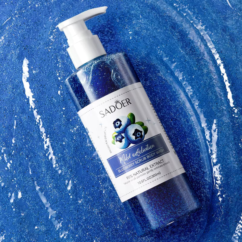 SADOER Blueberry Exfoliating Shower Gel 300ml