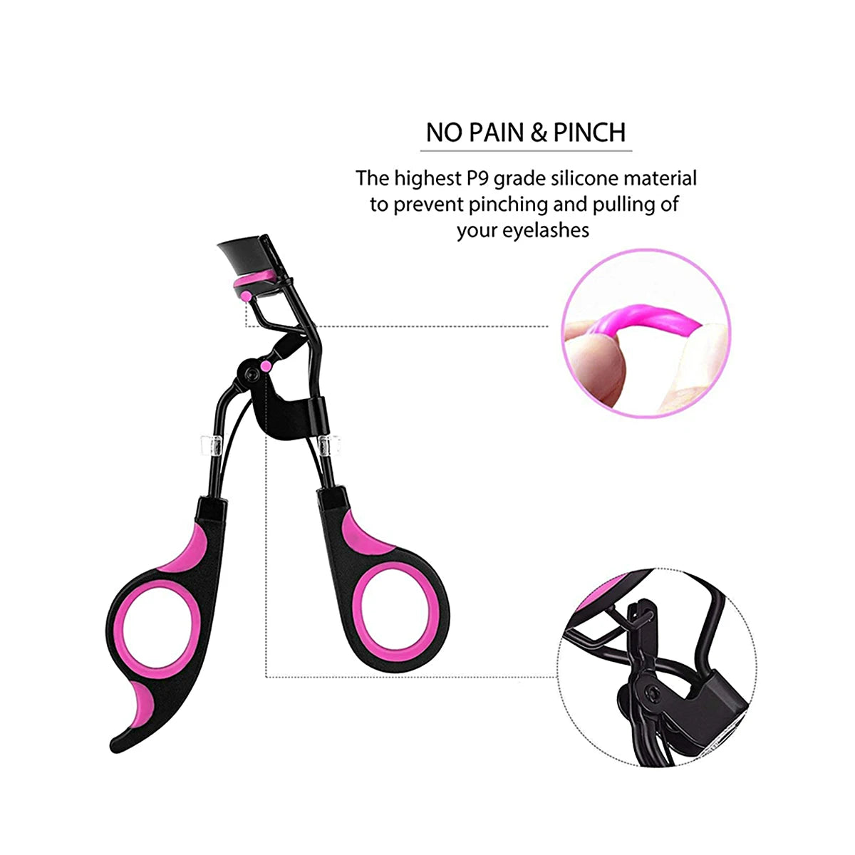 IMAGIC Eyelash Curler Professionale con Pad di Ricambio
