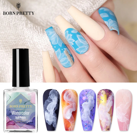 Born Pretty Inchiostro Acquerello Bianco per Nail Art 15ml