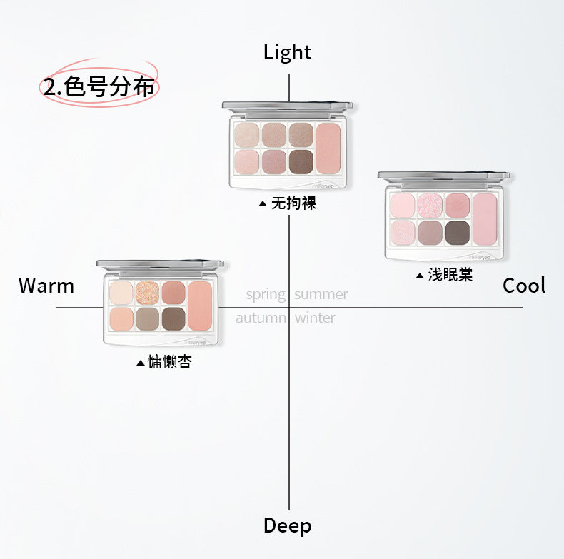 Cheeryep Qianyan Eyeshadow & Blush Palette