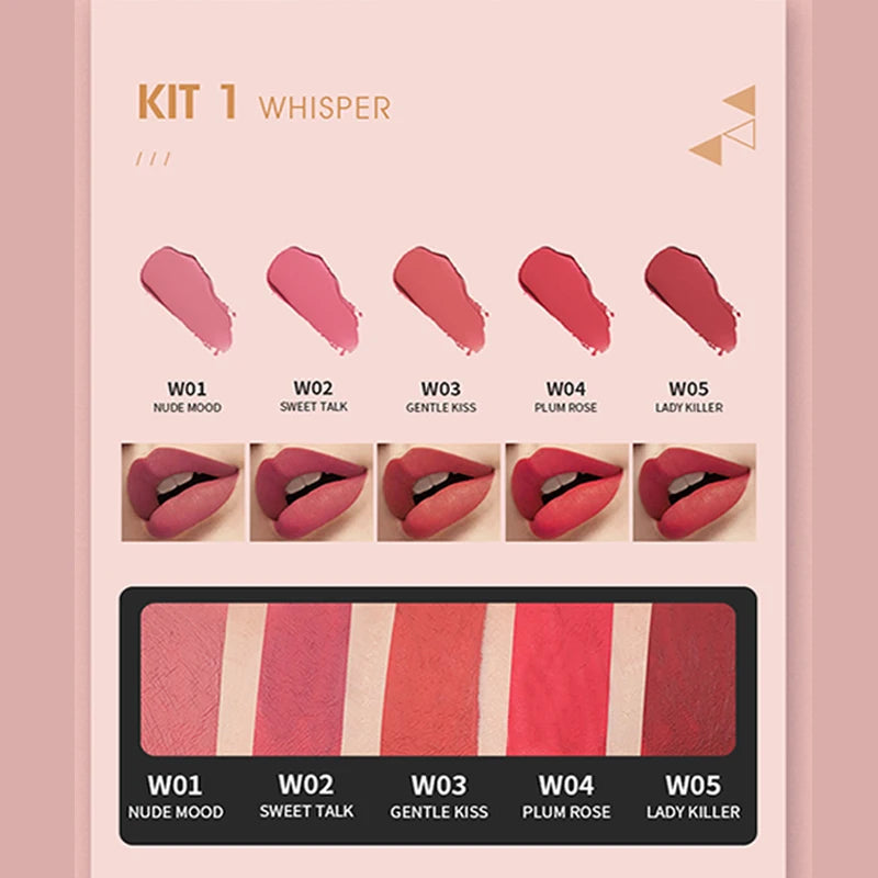 IMAGIC Matte Velvet Lip Gloss Set