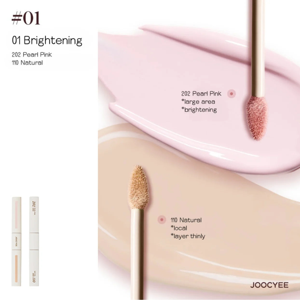 Joocyee Airy Wear Double Sided Concealer