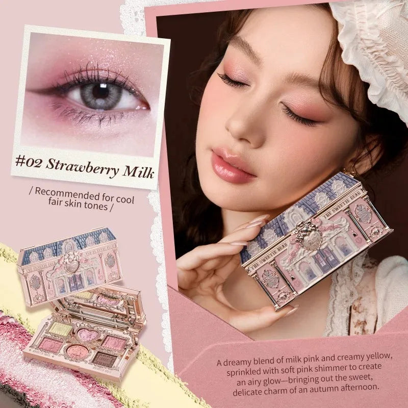 Flower Knows The Sweetie Bear 6 Colori Makeup Palette
