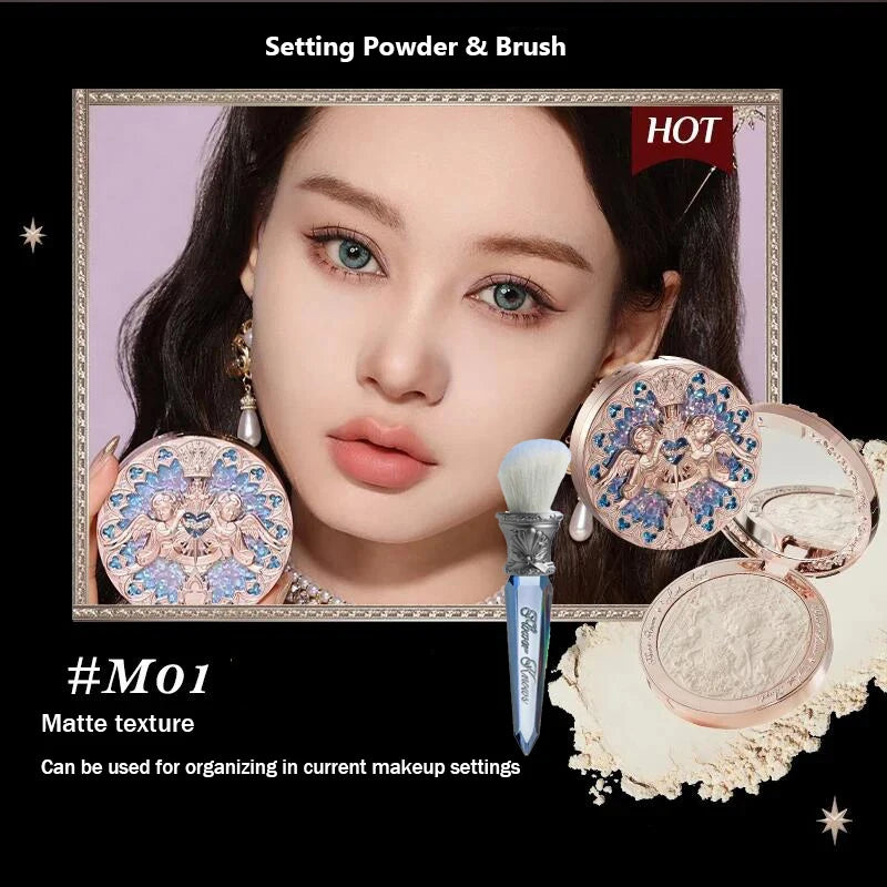 Flower Knows Little Angel Collection Relief Highlighter & Setting Powder 8g