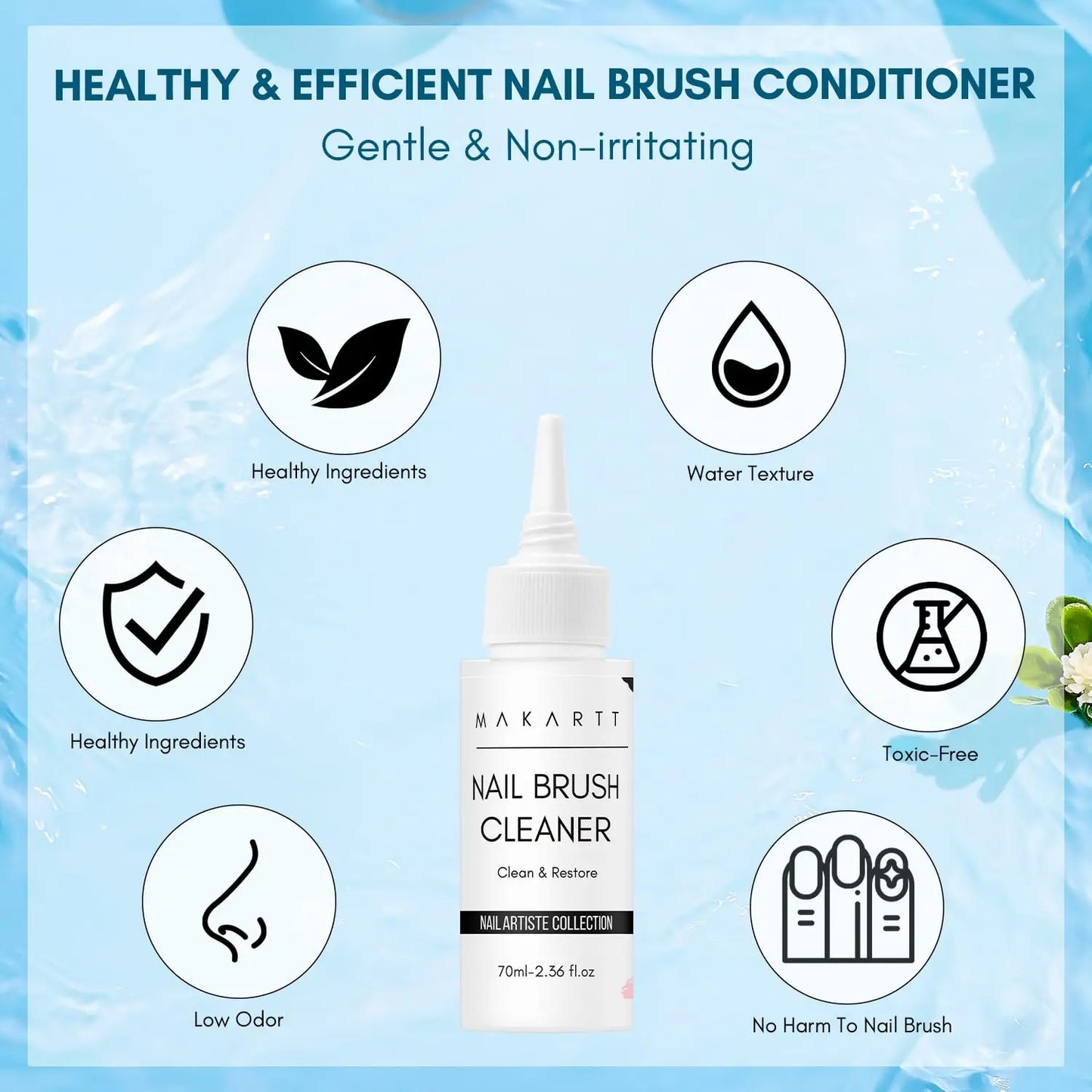 Makartt Nail Brush Cleaner 70ml