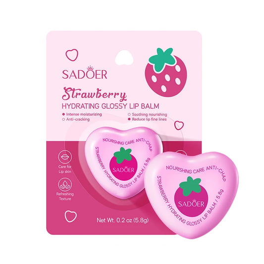 SADOER Strawberry Moisturizing Lip Balm