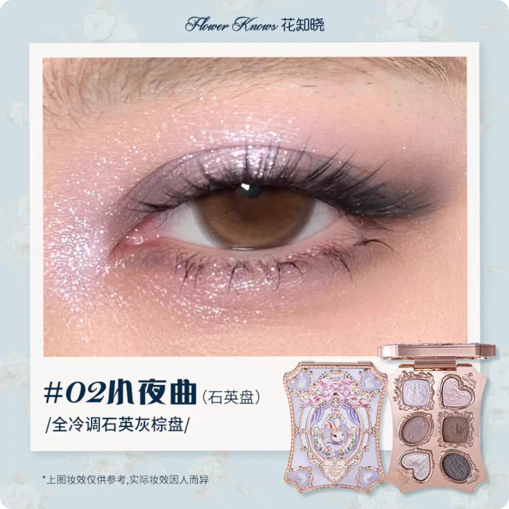Flower Knows Bunny Garden Eyeshadow Palette – 6 Color Palette