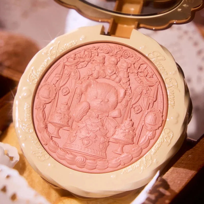Flower Knows The Sweetie Bear Silk Satin Blush