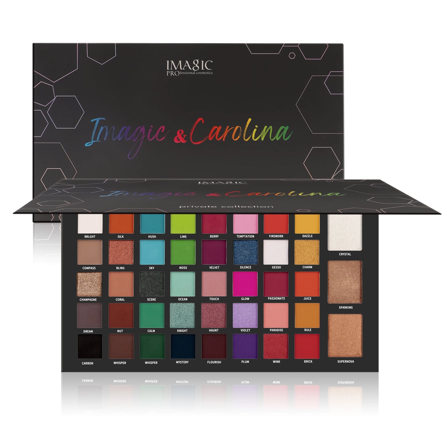 IMAGIC Professional Eyeshadow & Highlighter Palette (43 Colori)