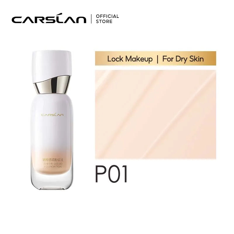 CARSLAN Sheer Liquid Foundation – Fondotinta Liquido Idratante e Illuminante