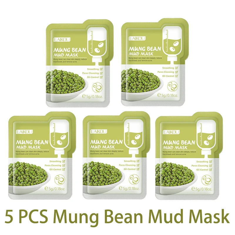 LAIKOU 5pcs Mud Mask Set