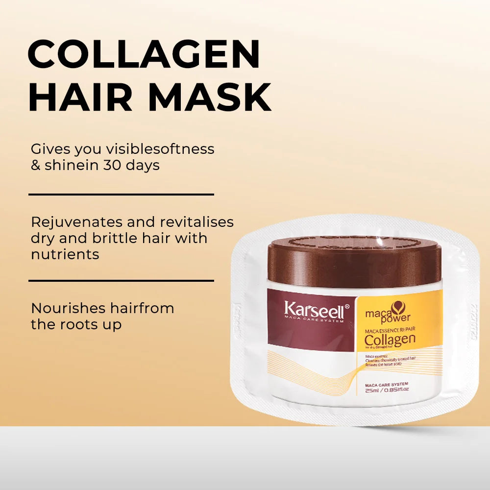 Karseell Collagen Hair Mask – 24 pz da 25ml