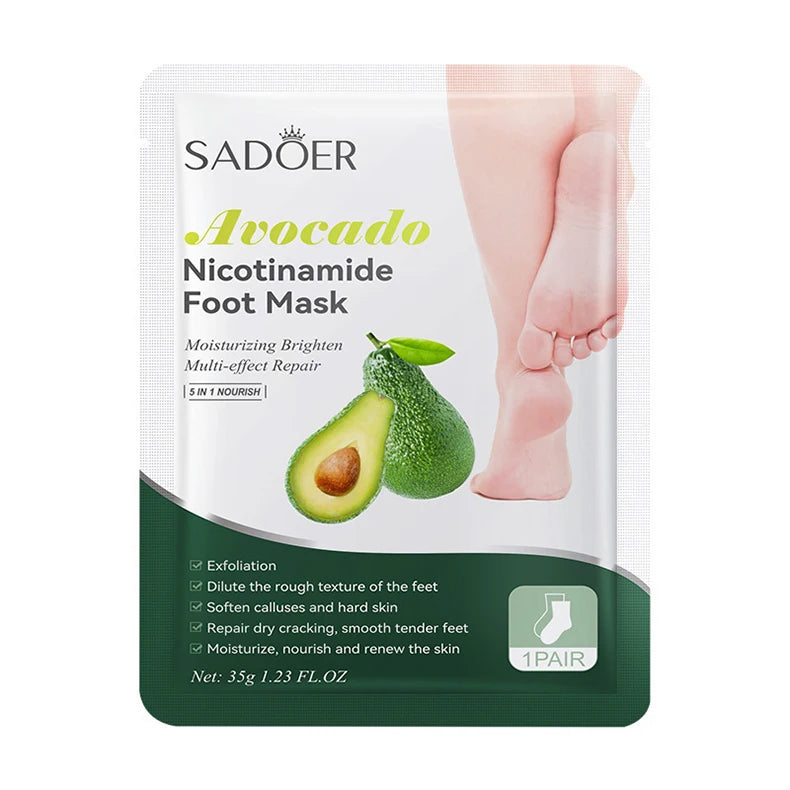 SADOER Fruits Foot Mask – Confezione da 6 paia