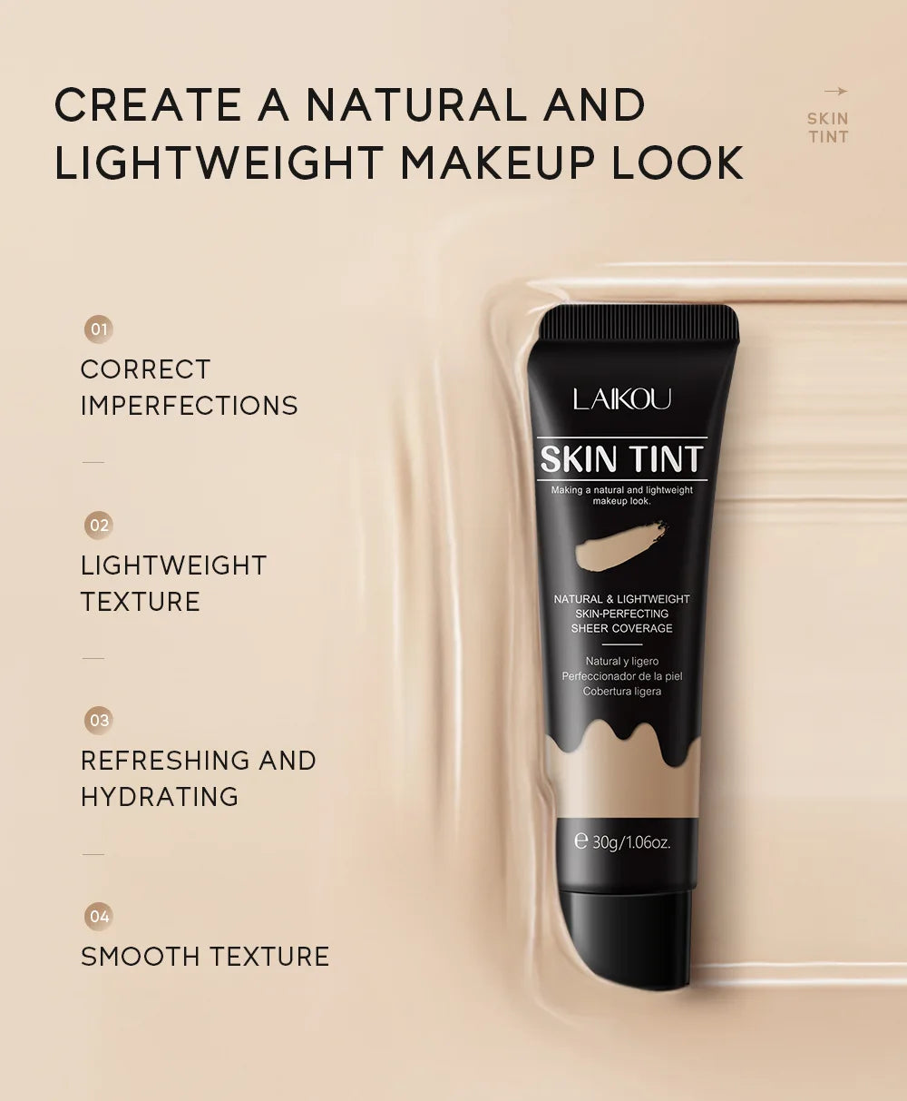 LAIKOU Matte Facial Primer & Concealer – Base Viso Uniformante a Lunga Tenuta